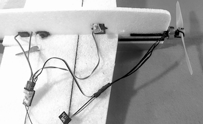 Install the motor in the stick mount